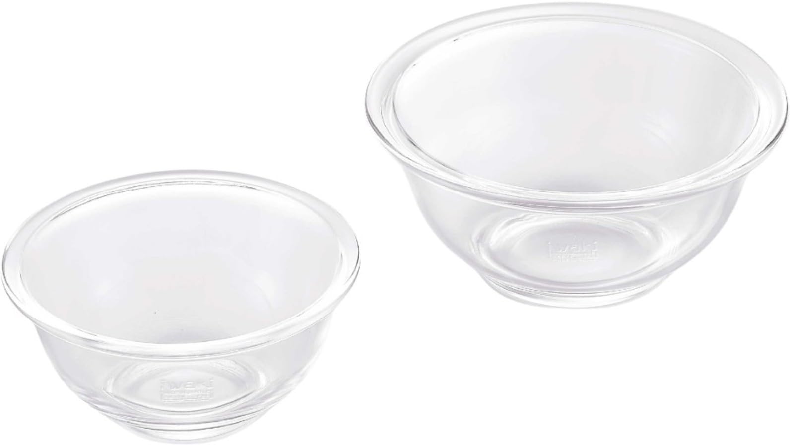 Amazon｜iwaki(イワキ) 耐熱ガラス ボウル 丸型 2点 セット 電子レンジ