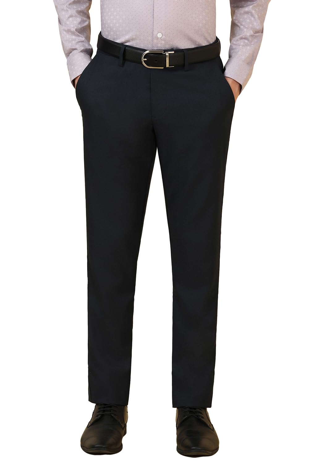allen solly Men's Solid Flat Front Formal Trouser-picture-52
