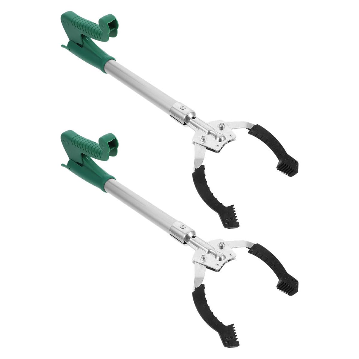 2 Stück Kunststoff Müllgreifer mit Krallen, ab 40cm Länge