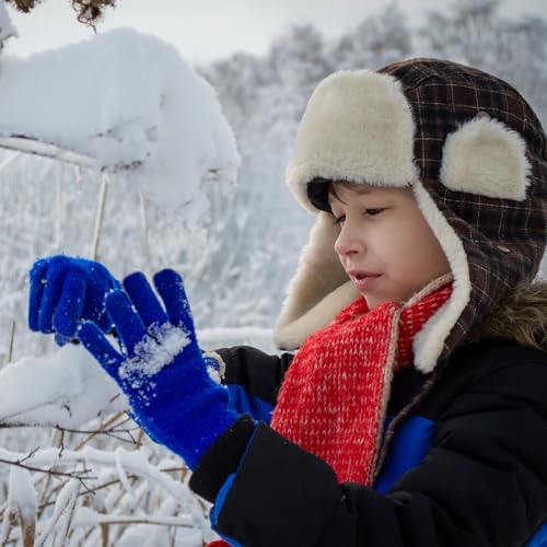 Image of ONESING 6 Pair Baby Gloves Toddler Gloves Toddler Winter Gloves Kids Gloves Winter Stretchy Knit Gloves for Kids Boys Girls