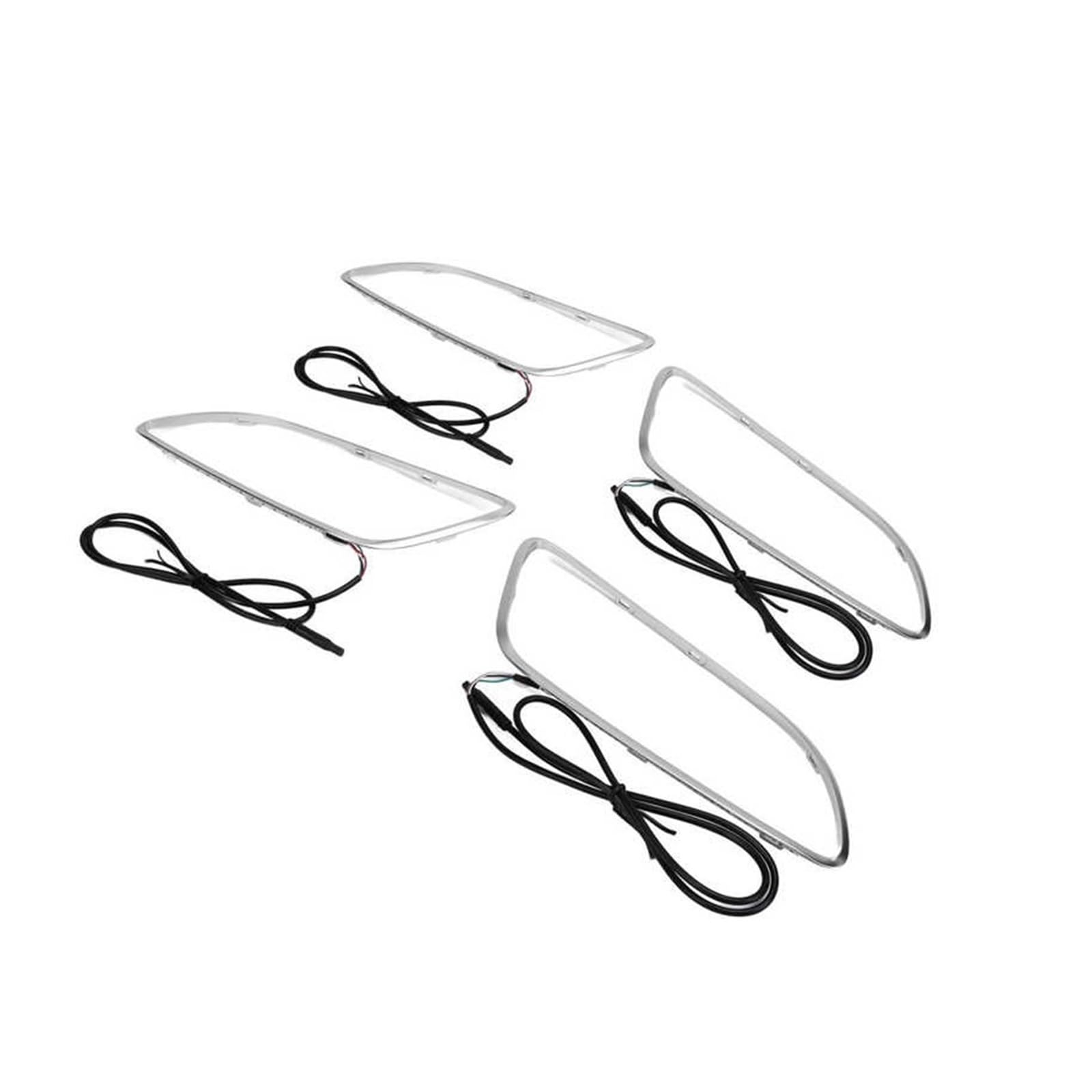 XCZPRKMXY 12 Color Car LED Ambient Lighting Kits Replacement Compatible with Mercedes?Benz A B CLA GLA?Class W176 W246 C117 X156 2013?2018 Car Style