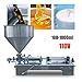 Filling Machine,100-1000ML Auto Filling Machine Paste Liquid Filling Machine Pneumatic,30W Oil Machine To Fill Bottles Pneumatic Piston Filler w/Single Nozzles for Juice Essential Shampoo Perfume (1)