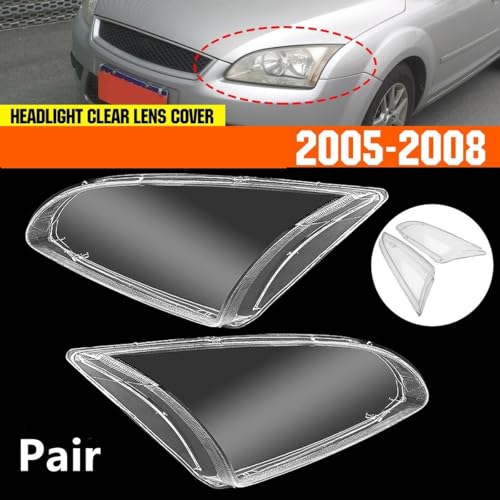 Coque de protection de phare transparente pour Ford Focus 2005-2008 de qualité