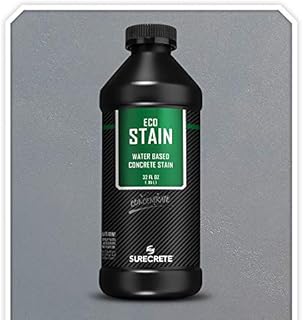 Surecrete EcoStain Water-Based Concrete Stain - 32 Ounce Concentrate (Pewter)