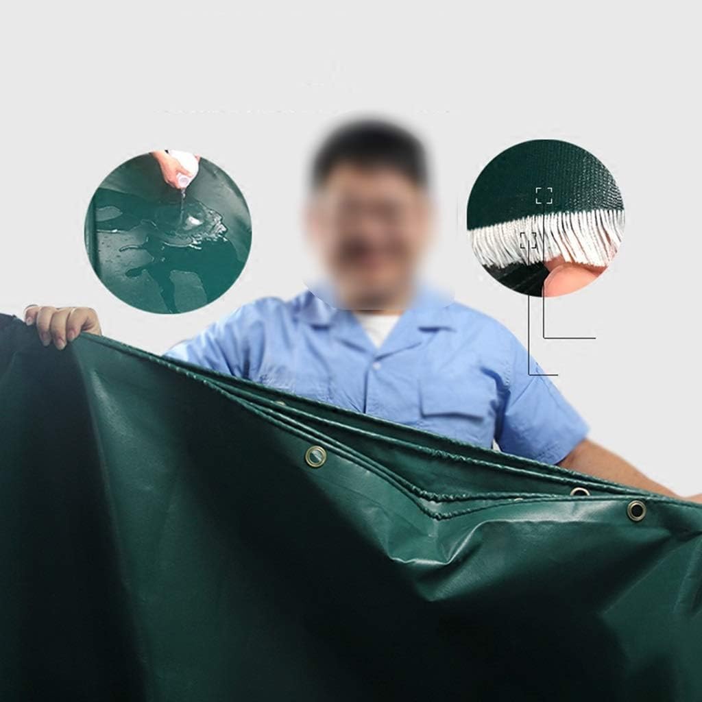Plane Dicker PVC Poncho Regenfester Wasserdichter Sonnenschutz 530 / ㎡ (Größe: 2x1,5 m)