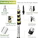 Dreyoo Light Bulb Changer Set with 3 to 12 ft Telescopic Extension Pole, Cage and Suction Cup Light Bulb Changer for High Ceilings and Recessed Lights, with Broken Bulb Changer, Lightbulb Removal Tool