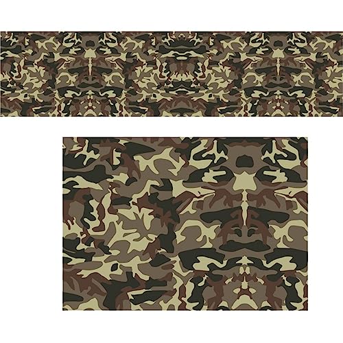 Adesivo Camuflado Brown Camoflauge Marrom Verde 2,00x0x50