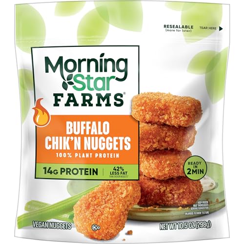 Morningstar Farms H-2265 Veggitizers Meatless Chicken Wings, Plant Based Protein Vegan Meat, Frozen Meal thumb #6