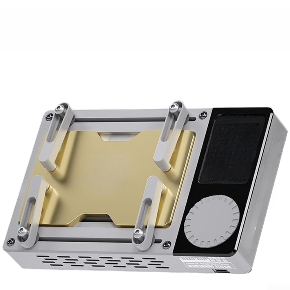SPORTARC Plateforme intelligente de préchauffage pour iPhone X-16 Pro Max - Réparation de carte mère avec chauffage rapide et double refroidissement - Station de soudure en alliage d'aluminium de 17,8