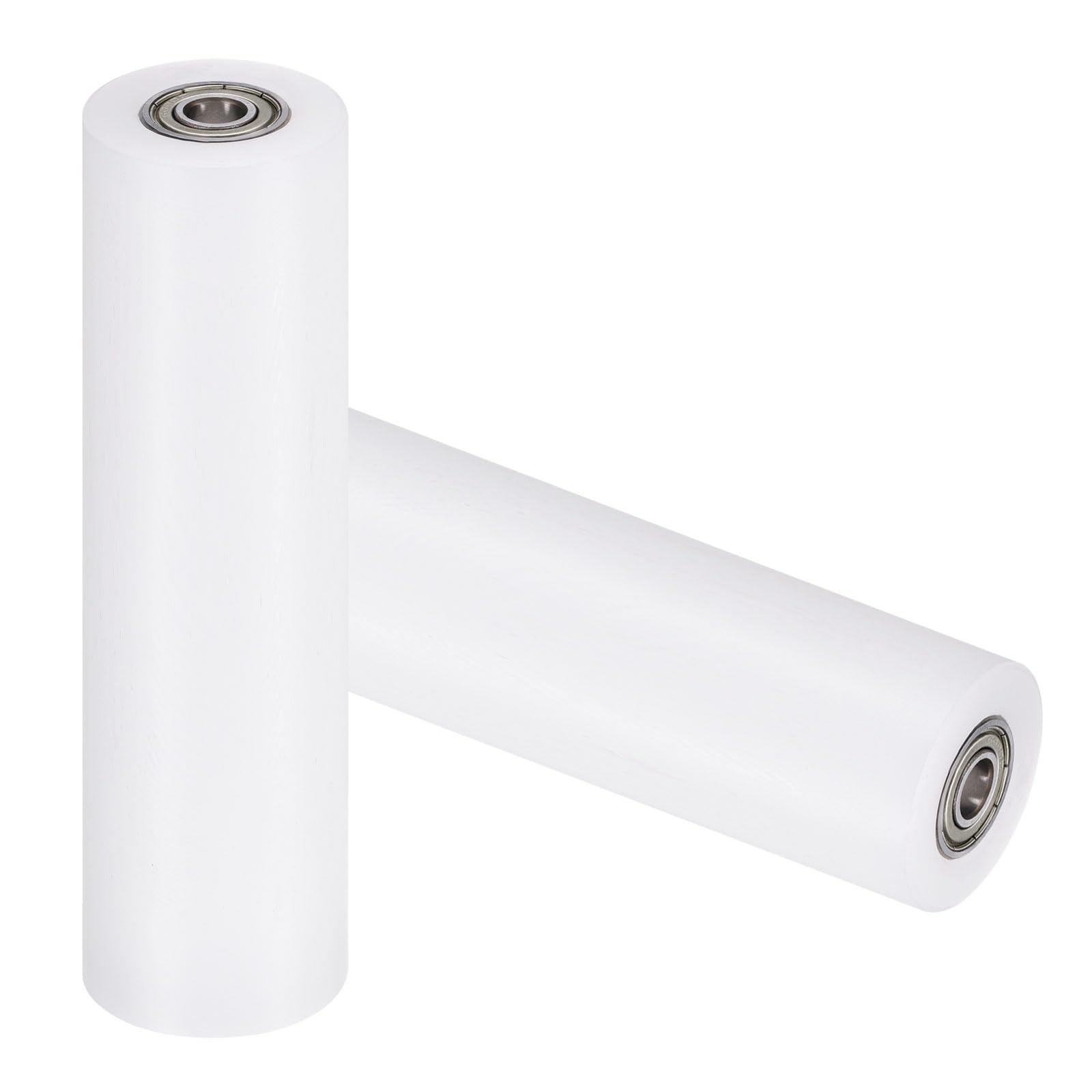 uxcell 2Pcs Nylon Roller Wheel with Bearings, 5/8" Bore x 1-7/8" Width x 4-3/4" Length, CNC Guiding Wheel Flat Belt Idler, Nylon Pulley (White) — Amazon image 24