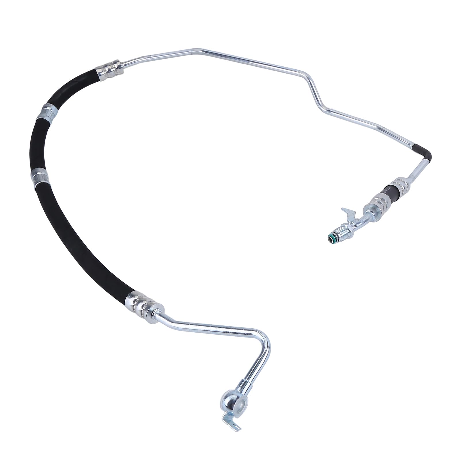 LICHENGTAI Tubo Servosterzo Compatibile con Alfa Romeo 159 1.9 JTDM 16V, Tubo Idraulico, Nero, Gomma, 1 Unità