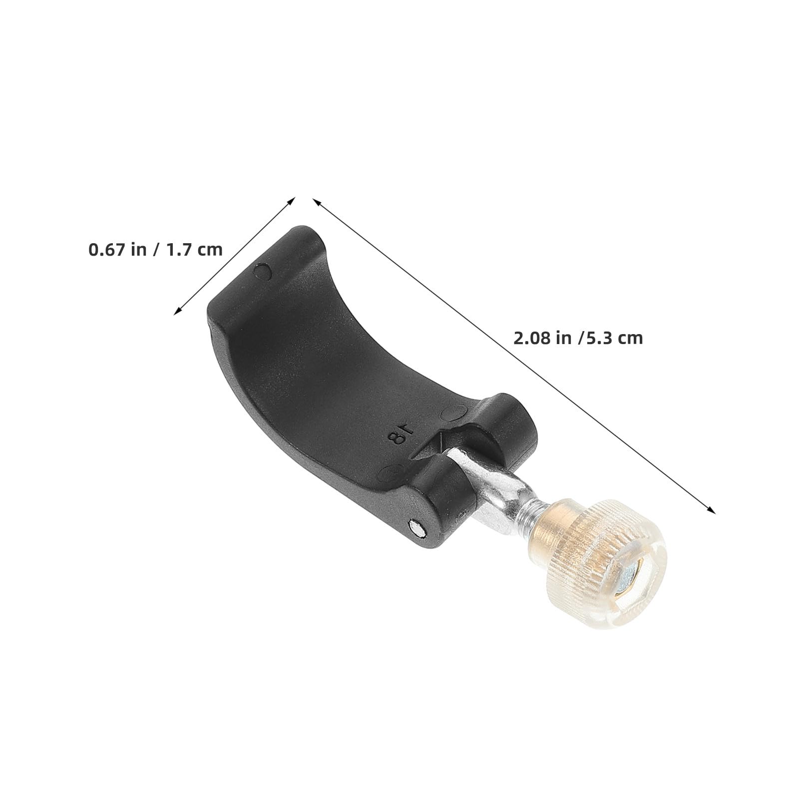 8 Hebillas de Bloqueo para Bastones de Trekking - Clip de Nailon para Bastones de Senderismo - Mango de Bloqueo Externo con Tornillos de Tuerca para de montañismo y Senderismo