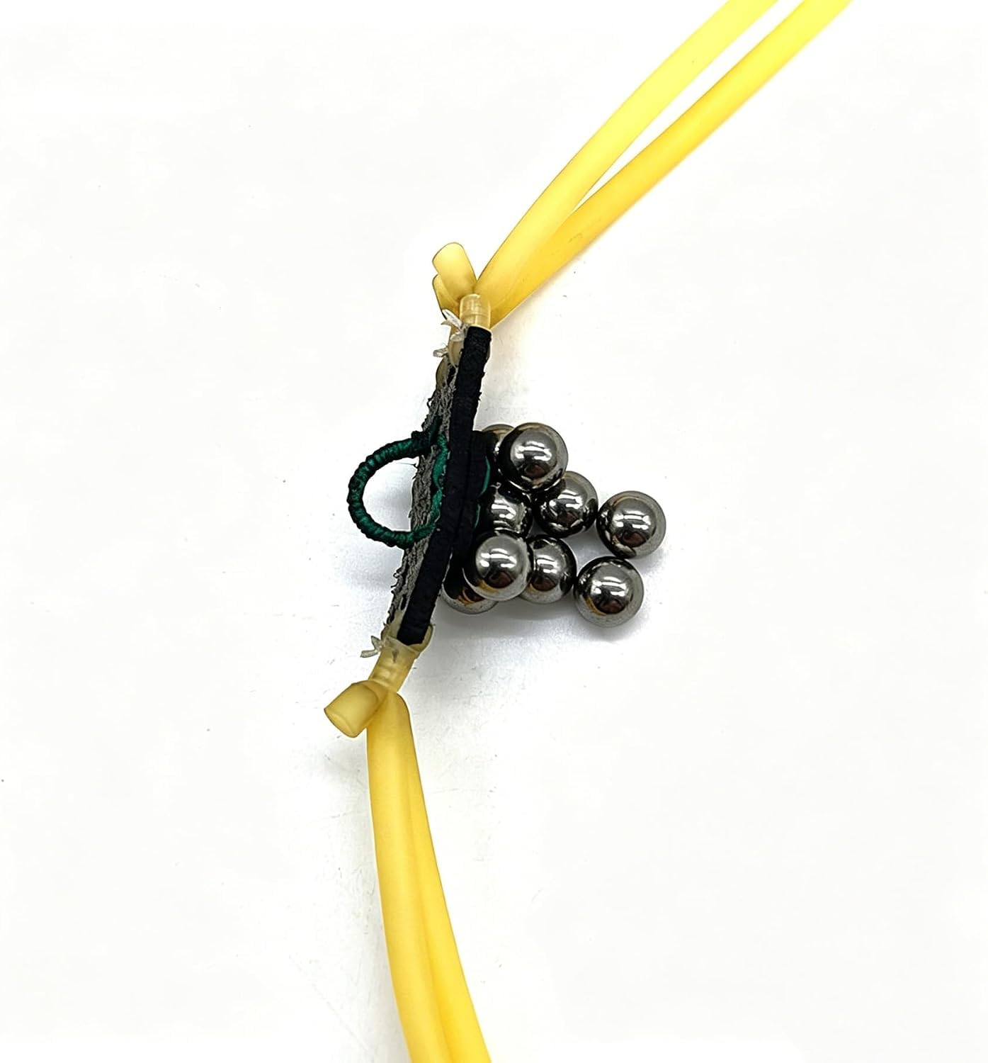 Slingshots Use Steel Balls and Self Closing Magnetic Rubber Bands Set