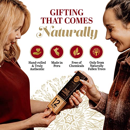 Palo-Santo-Incense-Sticks-12-Pack–Natural-Incense-Kit-for-Bad-Energy-Cleansing–Long-Burning-Incense-Sticks-Handmade-in-Peru-Smudge-Kit-Palo-Santo-Resin-Incense-Sticks-Large Palo Santo Incense Sticks 12 Pack–Natural Incense Kit for Bad Energy Cleansing–Long Burning Incense Sticks Handmade in Peru Smudge Kit Palo Santo Resin Incense Sticks Large