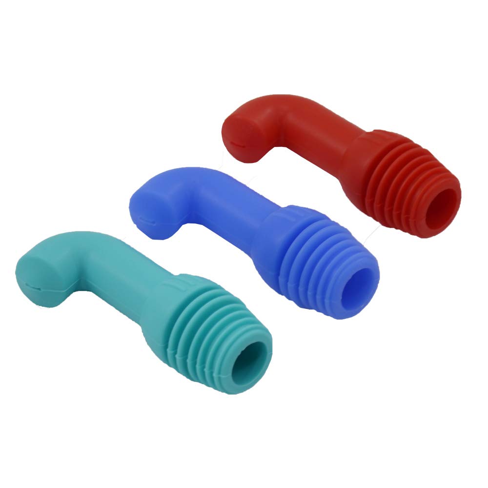 3 Pcs Per Pack Red Blue Green Food Grade Silicone Handheld Personal Bidet Empty Bottle Personal Hygiene Postpartum — view 2