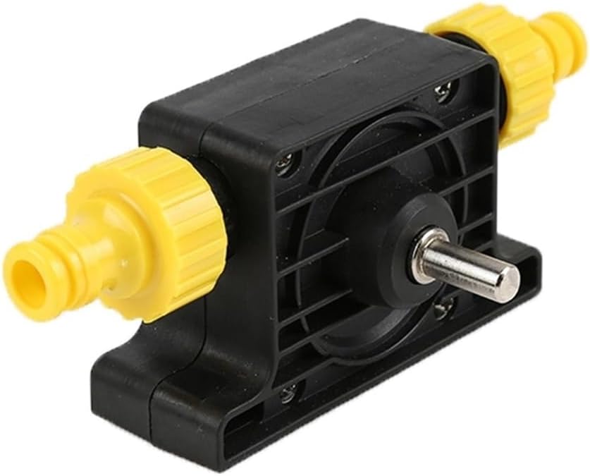 Water Pumps, Parts & Accessories Portable Hand Electric Drill Water Pump Large Flow Oil Fluid Transfer Pumps Heavy Duty Home Garden(Yellow)