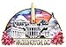 Washington DC Montage Artwood Fridge Magnet