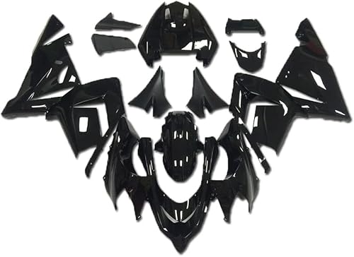 NT FAIRING Carenado negro brillante apto para Kawasaki Ninja 2004 2005 ZX10R ZX-10R nuevo molde de inyección ABS plásticos cuerpo kit cuerpo trabajo