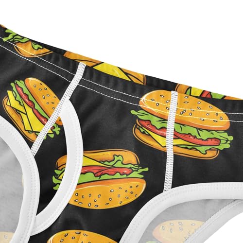 J JOYSAY Delicious Burgers Boys' Underwear Cotton Boys Underwear4