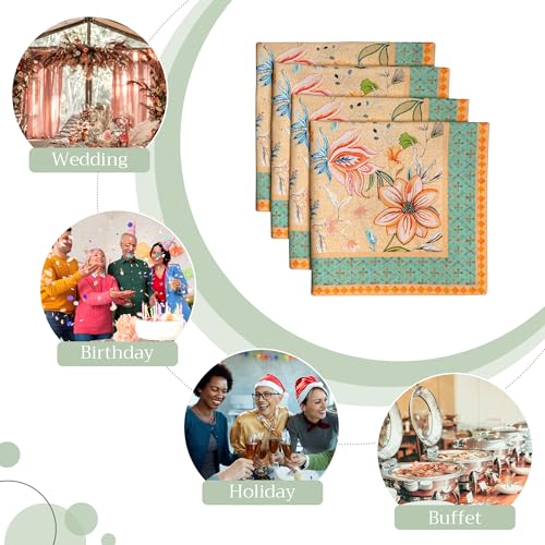 Servilletas decorativas Maison d'Hermine de algodón, ideales para buffet, comedor y camping 5