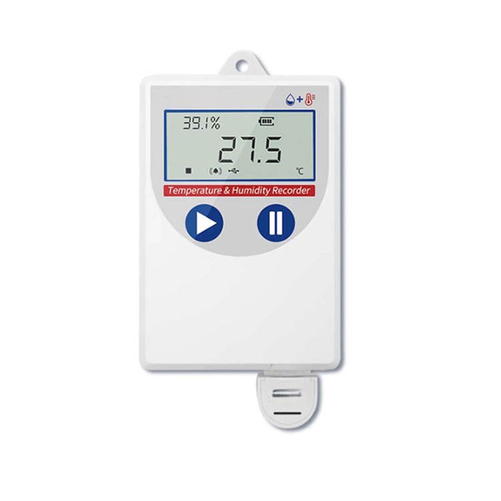 Rejestrator temperatury i wilgotności USB, czujnik alarmu termometru