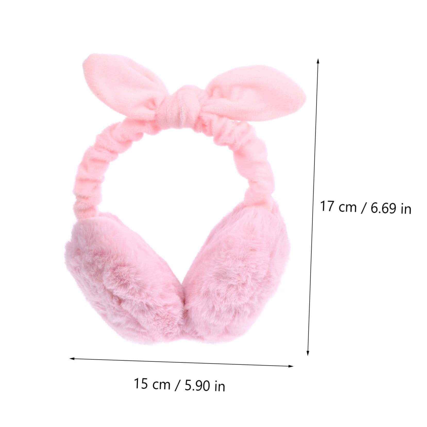 Homoyoyo Fashionable Winter Ear Muffs for Ladies Plush Material Foldable Ear Warmer Bulk Set Warm and Stylish