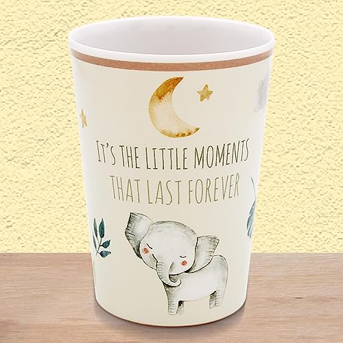 Lesser & Pavey Little Moments Childrens Mealtime Beaker Drinking Cup Lightweight for Kids Toddlers, Multicoloured, Small