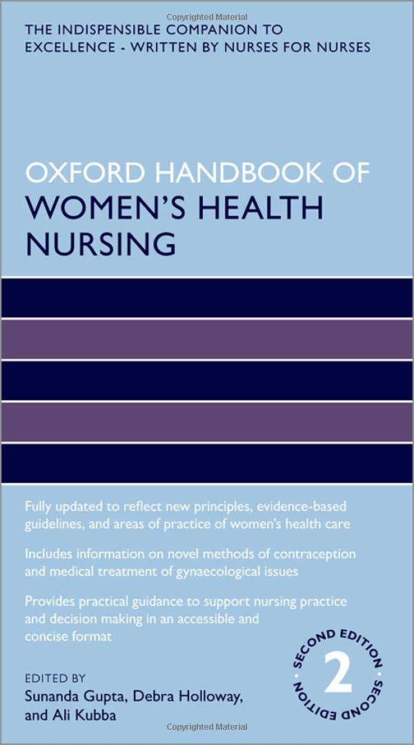 Oxford Handbook of Women's Health Nursing