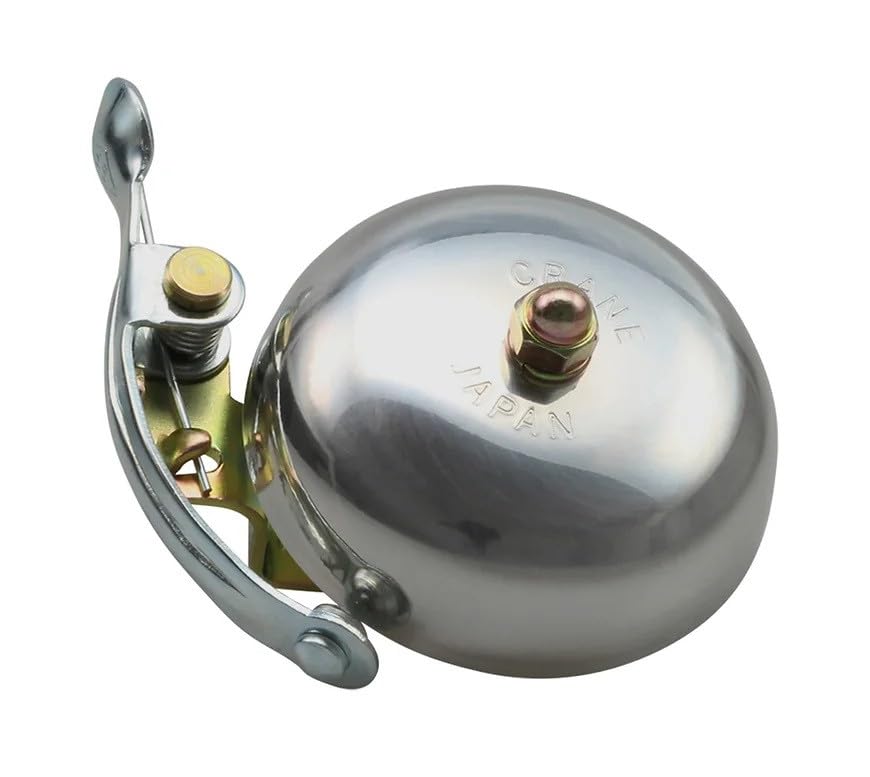 Sonnette Vélo - Suzu Steel Band Mount - Matte Silver - Crane Bell