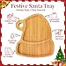 TJ POP Small Christmas Bamboo Serving Tray 9.8