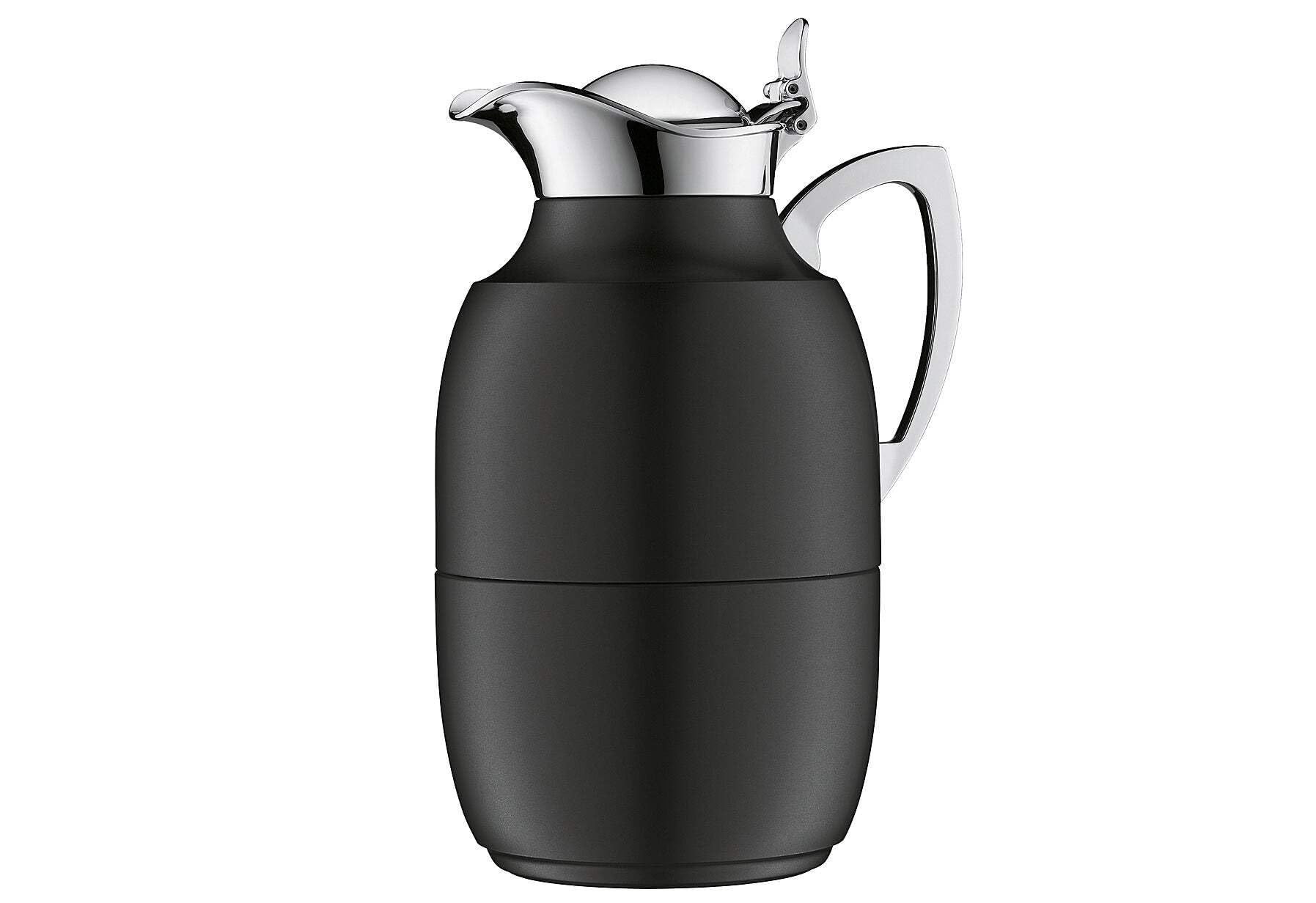 Alfi Juwel - Jarra aislada, color negro satinado, 1 l
