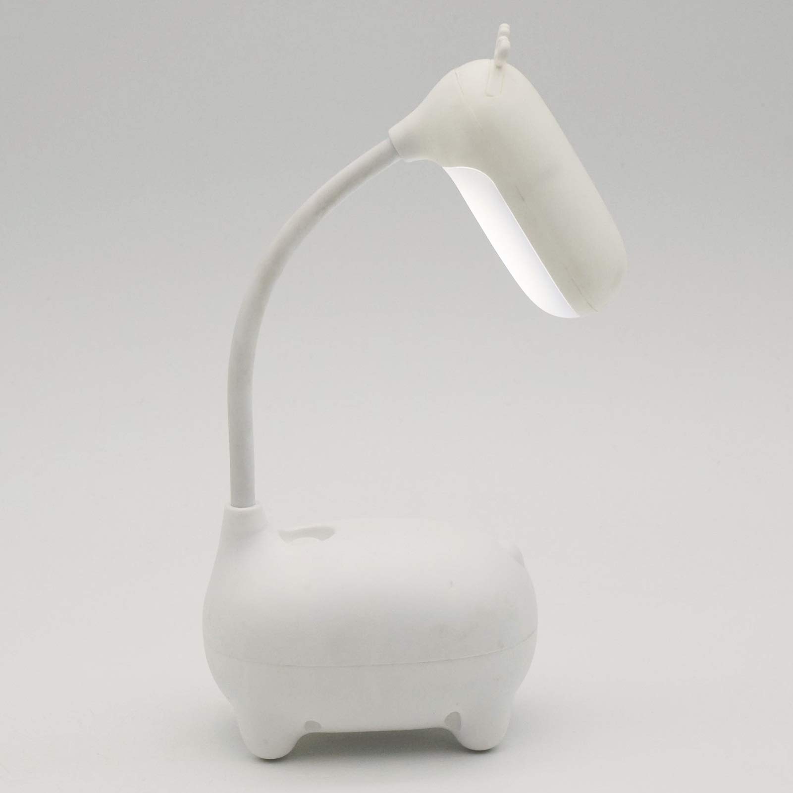 Lampe de Bureau Led Lampe de Lecture Usb Lampe de Table Rechargeable Veilleuse Mignonne Pour Enfants Lecture Étude Chevet Chambre Salon/Argento