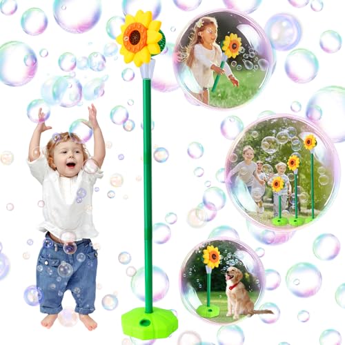 COSILY Bubble Machine, Automatic Flower Bubble Machine Blower, He...