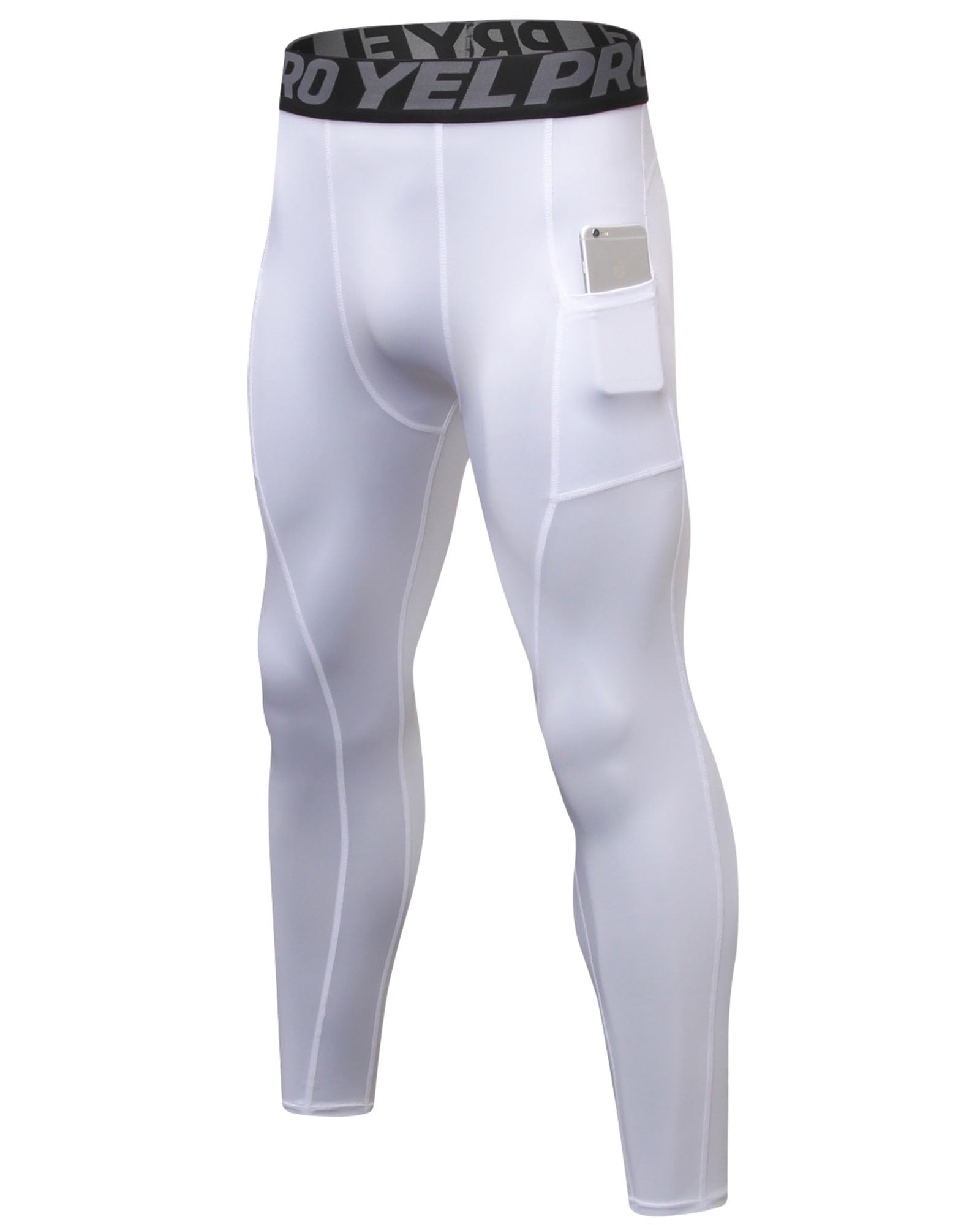 SPVISE Compression Pants Men Leggings for Sports Gym Cool Dry Athletic Tights Base Layer for Running Football Basketball Yoga