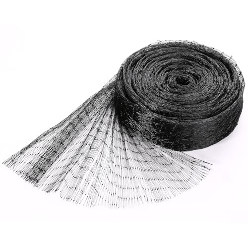 GWHOLE 鳥よけ ネット 黒 4m*10m 防鳥ネット ベランダ 防鳥網 ナイロンネット ハト カラス 鳩対策 20mm 角目 任意サイズ カット可能