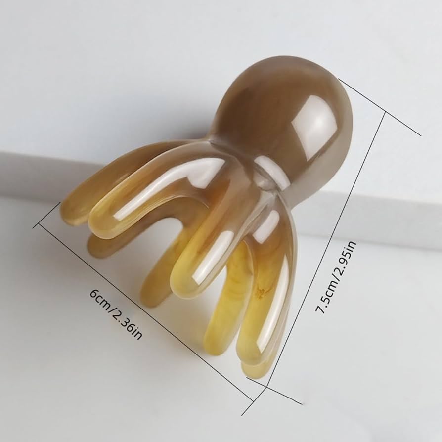 Amazon.co.jp: 頭皮マッサージ タコ 2個入り 6爪 ヘッドスパハンドプロ