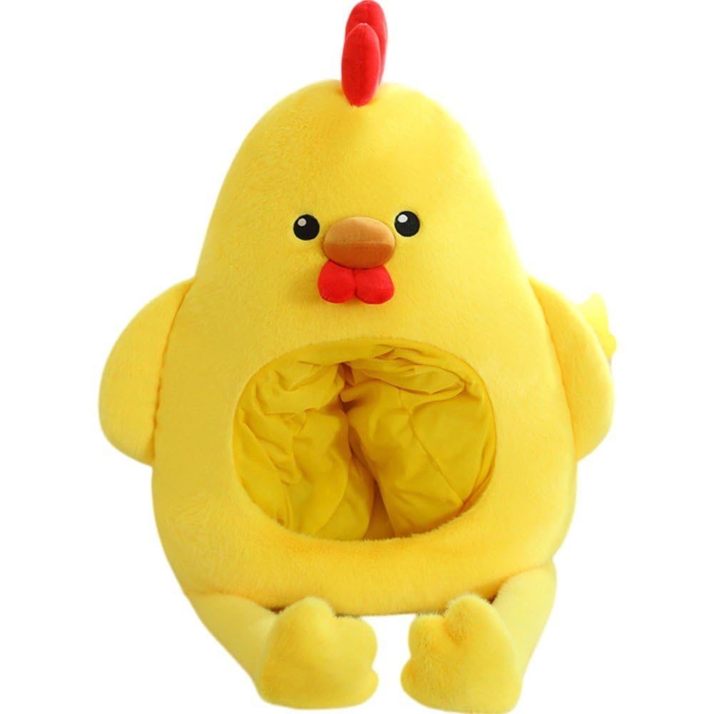 Serre-tête en peluche poulet accessoire déguisement poussin et chapeau tiare Halloween