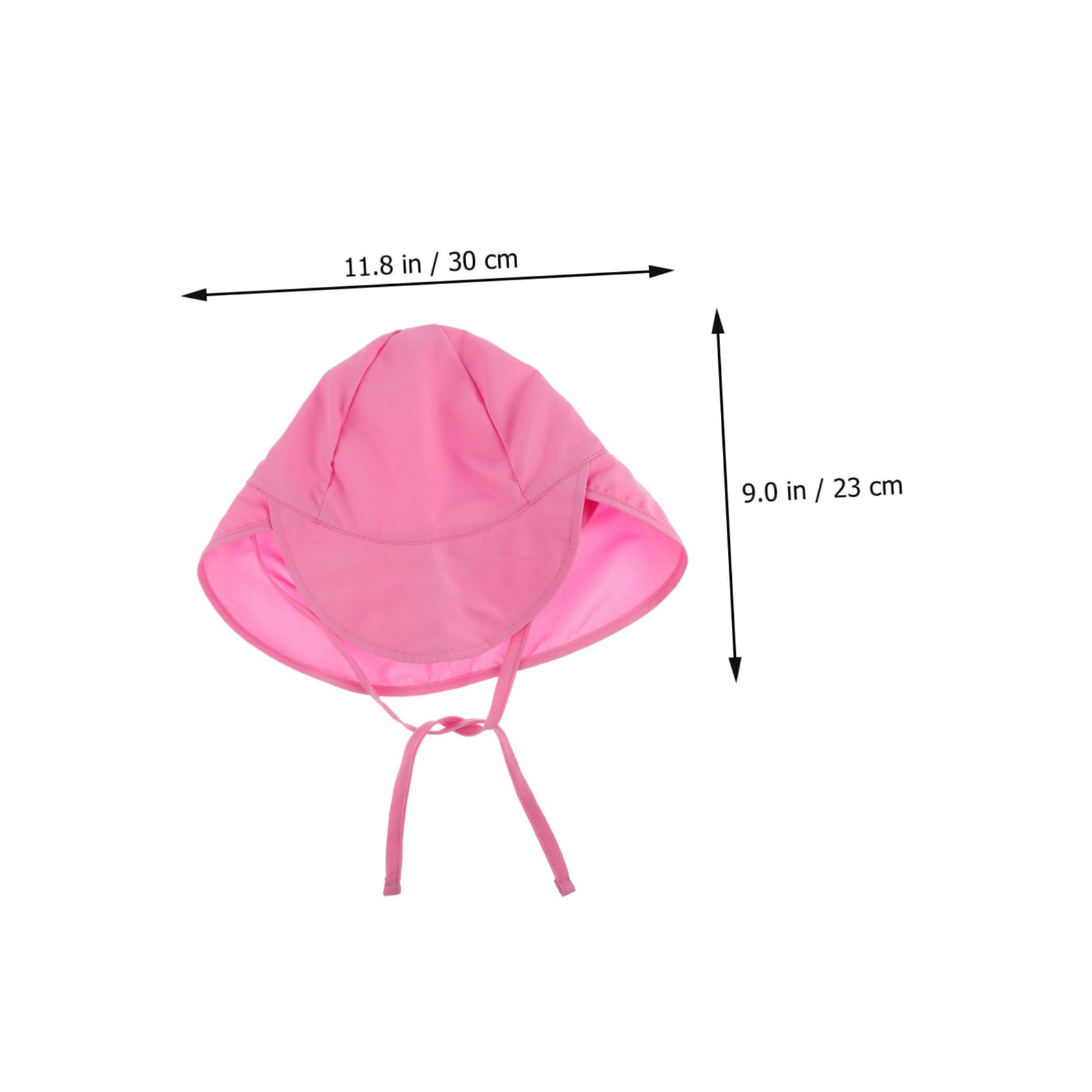 VALICLUD Boys and Girls Sun Hat Lightweight Portable Sun Protection Hat for Girls Pink