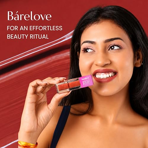 Image of BARELOVE SLAY All Day Non-Drying Liquid Lipstick for Women with Matte Finish One Swipe Application | Highly Pigmented |Smooth Glide Formula | Long Lasting | Transferproof | 12 ml | 810-BERRY DIVA