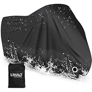 Waterproof Motorcycle Cover Cover, Oxford Cloth With Lock Holes With Storage Bag Indoor Outdoor Snow Dust Sun Uv Protection 11 51ur91rm19l. sl500 . ss300