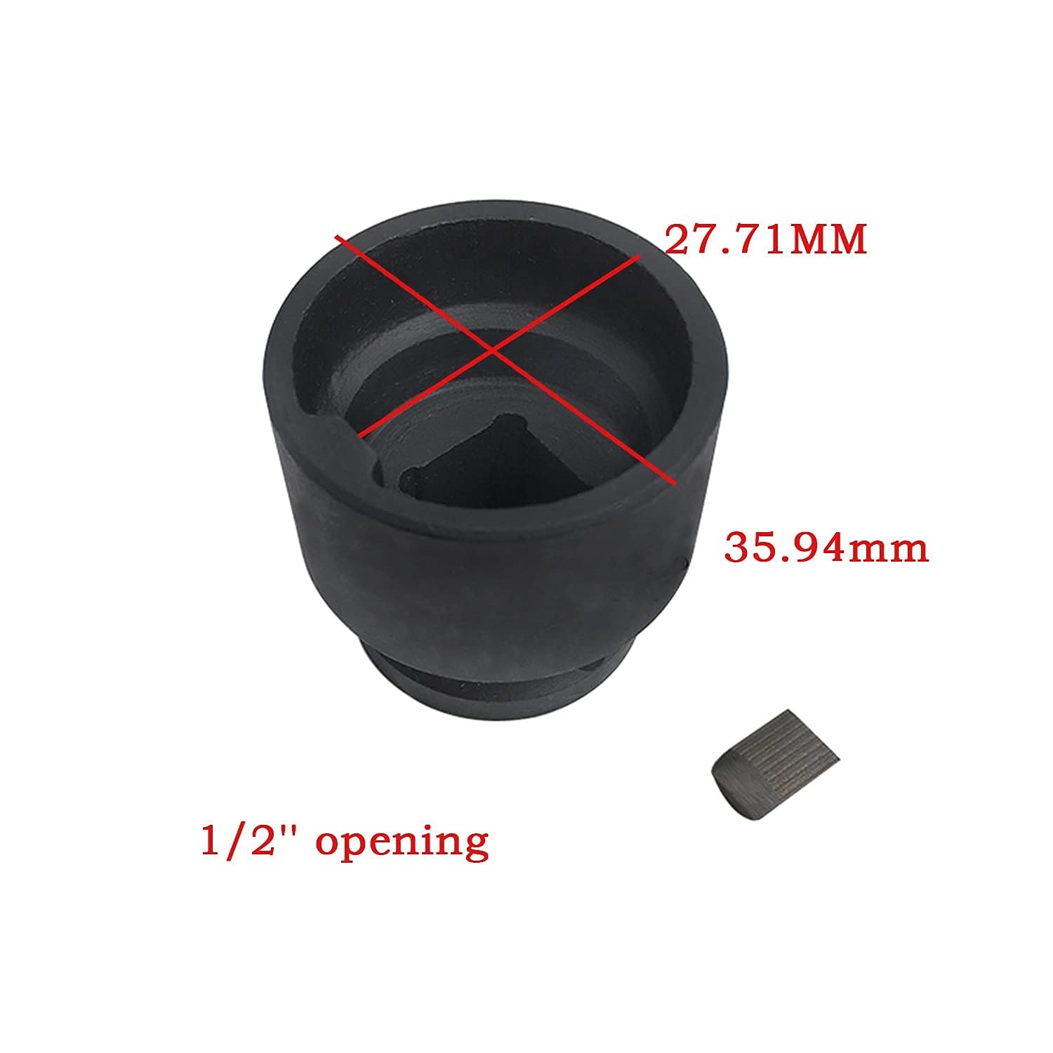 ZKTOOL 2070 Chiave di rimozione della vite del dado di bloccaggio della ruota Presa antifurto compatibile con vite a quattro denti Land Rover Range Rover.
