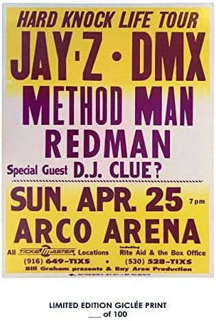 Lost Posters Rare Poster Jay Z Method Man Hard Knock Life Tour Dmx Redman Music Giclee D 100 12x18 Amazon Co Uk Home Kitchen