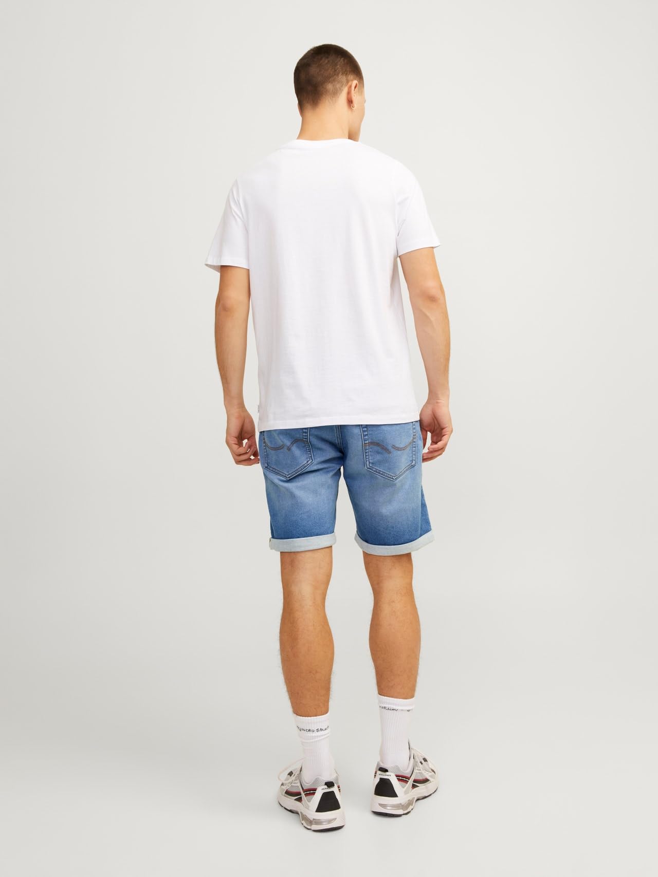 Jack & Jones Jjirick Jjicon - Pantalones Cortos GE 709 I.k Ss24 Sn - Pantalones Vaqueros Cortos Hombre