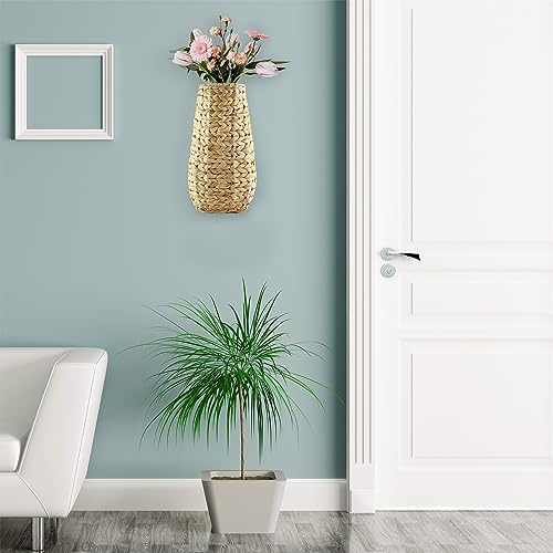 Auldhomewaterhyacinthpocketbasketnatural17x9x5inches Urban Country Home Decor Auldhome water hyacinth pocket basket natural 17 x 9 x 5 inches urban country home decor