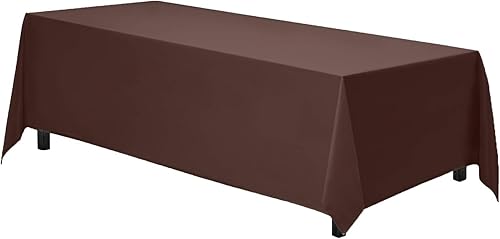 Gee Di Moda - Mantel rectangular de 70 x 120 pulgadas Mantel rectangular de poliéster lavable, ideal para mesa de bufé, fiestas, cenas, bodas y más Gee Di Moda - Mantel rectangular de 70 x 120 pulgadas Mantel rectangular de poliéster lavable, ideal para mesa de bufé, fiestas, cenas, bodas y más