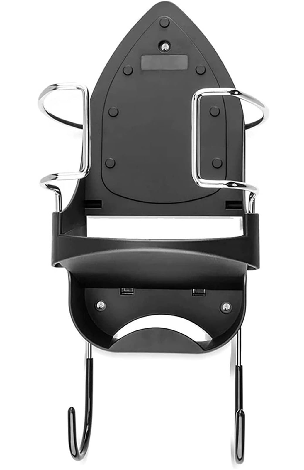 Home Essentials, Supporto per ASSE da Stiro, Supporto da Parete per ASSE da Stiro e mensola portaoggetti per riporre Gli Abiti da Stiro con Ganci rimo