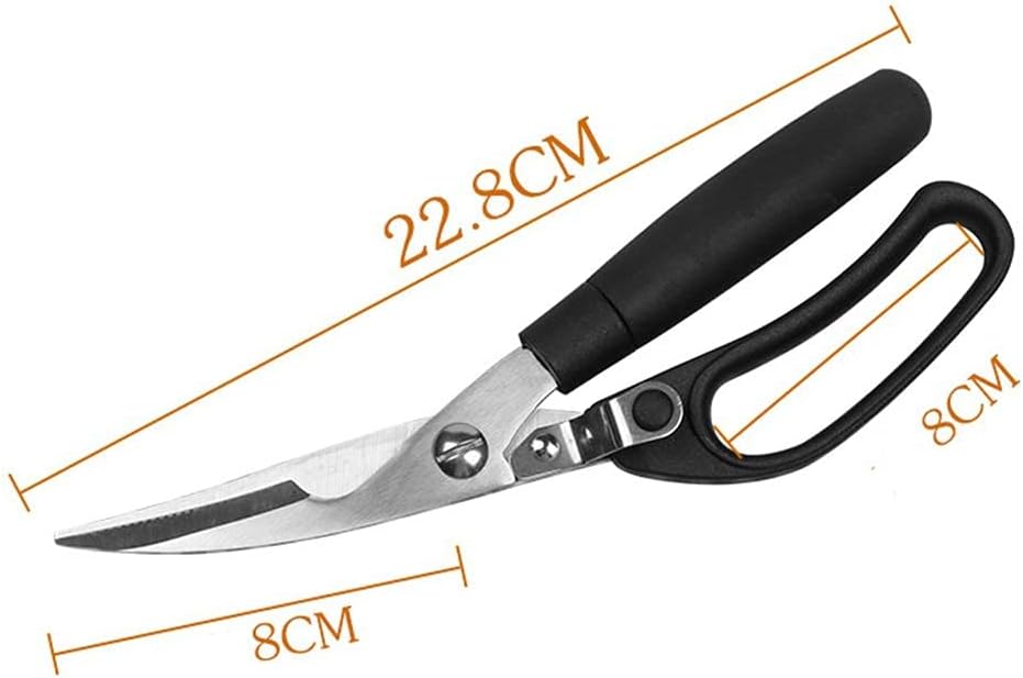 Kitchen Scissors Kitchen Shears Super Power 4Cr13 Stainless Steel Poultry Chicken Duck Fish Seafood Cutter