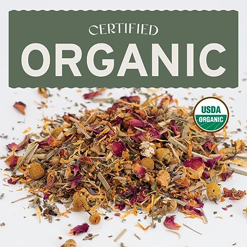 Sassafras & Pumpernickel 's Certified USDA Organic Chicken Nesting Herbs (283 g, saco resselável) E