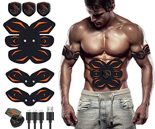 UMATE Abs Stimulator, Muscle Toner - Abs Stimulating Belt- Abdominal Toner- Training Device