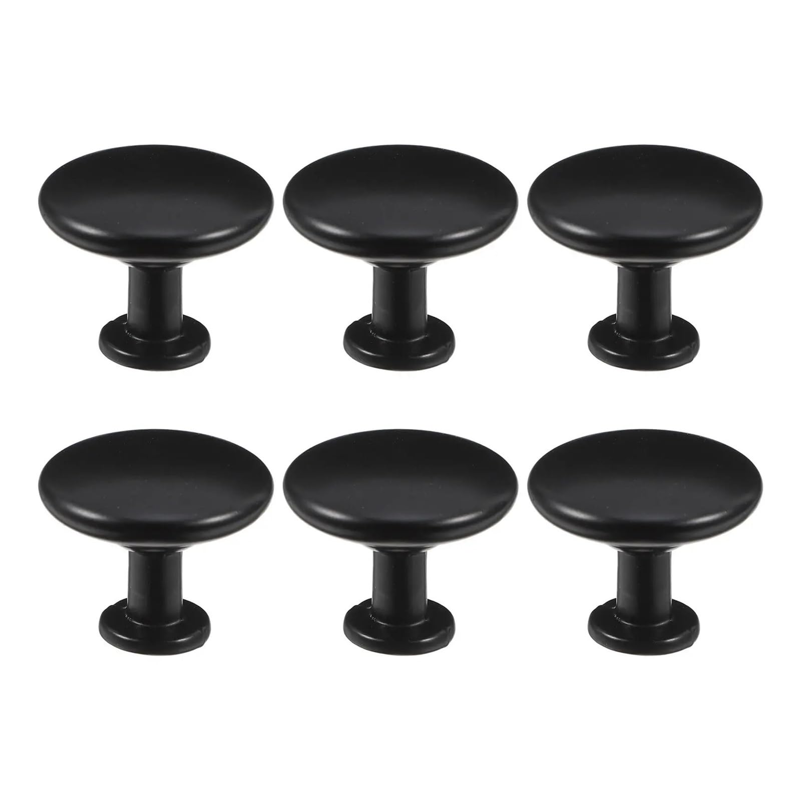 Xavren Round Cabinet Knobs 6pcs Round Cabinet Drawer Knobs with Screws